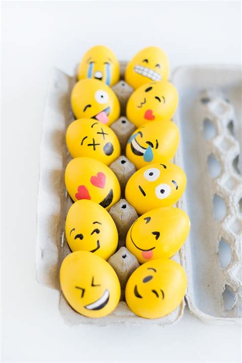 DIY Emoji Easter Eggs