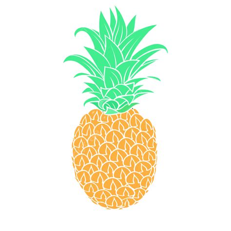 Ilustrasi Vektor Ikon Buah Nanas Nanas Ikon Vektor Png Dan Vektor Dengan Background