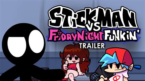 Stickman Vs Friday Night Funkin Official Trailer Youtube