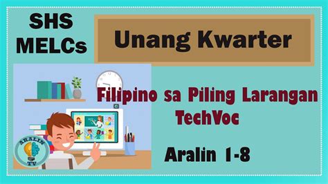 Aralin Filipino Sa Piling Larangan Tech Voc Shs Grade Melcs