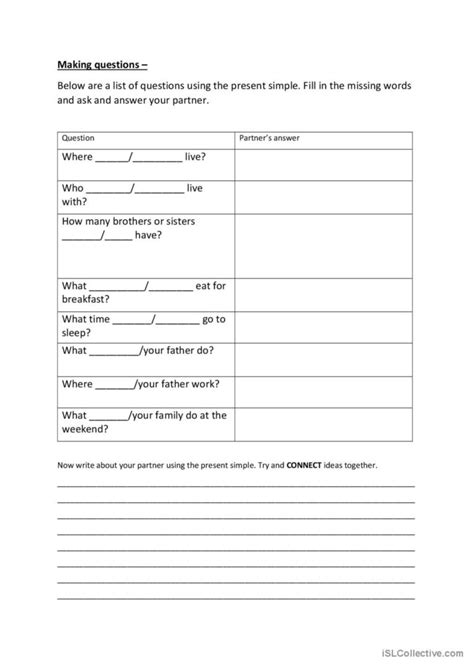 Present Simple Questions Discussion English Esl Worksheets Pdf And Doc