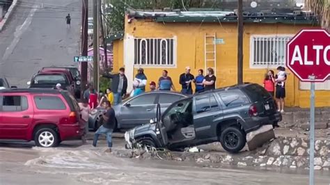 Granizo Lluvia E Inundaciones Mira Los Estragos De Las Fuertes Lluvias En Ciudad Juárez