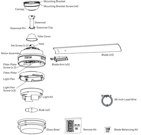 Honeywell Myers Park Ceiling Fan User Manual