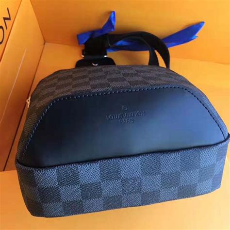 Louis Vuitton Lv Men Avenue Sling Bag In Coated Damier Graphique Canvas