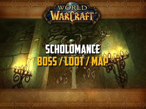 Classic WoW - Scholomance Guide (Boss, Loot, Map, Quest)