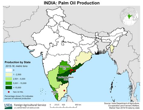 Palm Oil Production Map