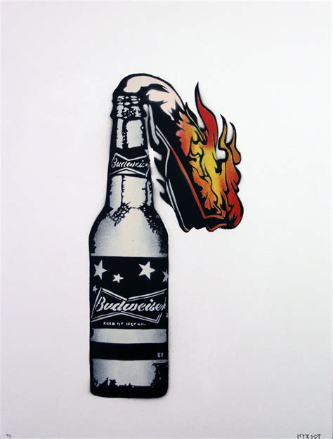 portrait display, Artwork, Digital art, Graffiti, Molotov, Budweiser ...