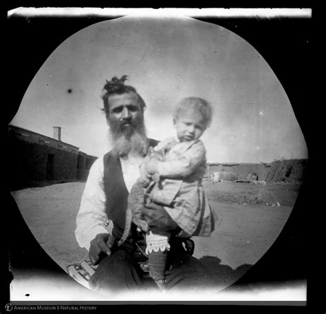 Amnh Research Library Digital Special Collections Man Holding Child