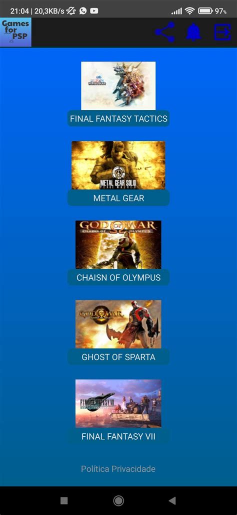 Lista De Jogos Para Ppsspp Download - Download do APK de Jogos Para PPSSPP | Games PSP para Android