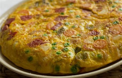 Tortilla au Thon et aux Légumes Plat et Recette