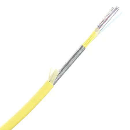 Fiber Os Ribbon Plenum Indoor Armored Fiber Optic Cable Tinifiber