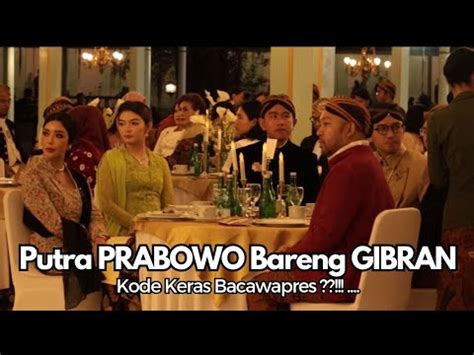 Jarang Yang Tahu Penampakan Putra Prabowo Satu Meja Dengan Gibran