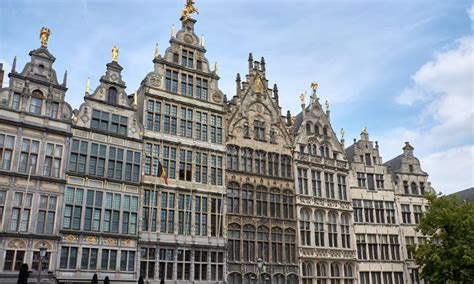 Grote Markt Also Known As Great Market Square In Antwerp Belgium