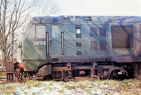 D6122 At Inverurie In 1967 Before Going To Woodhams Barry For Scrap Steam Engine Trains