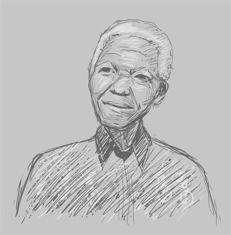 Quick Nelson Mandela Sketch By Mrcentipede On Deviantart