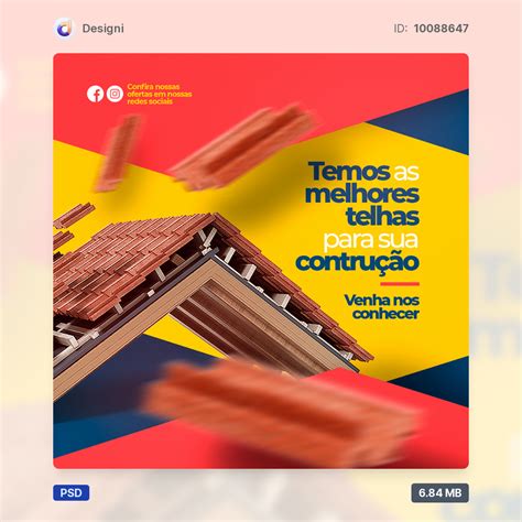 Social Media Materiais Para Constru O Behance