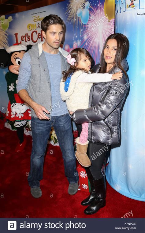 Eric Winter, Sebella Rose Winter and Roselyn Sanchez. 'Disney On Ice ...