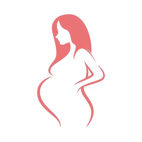 Premium Vector Pregnancy Logo Icon Design Illustration