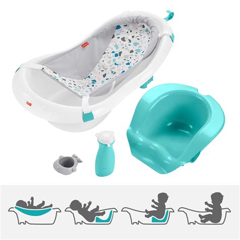 Fisher Price 4 In 1 Sling ‘n Seat Tub Infant To Toddler Bath With 2