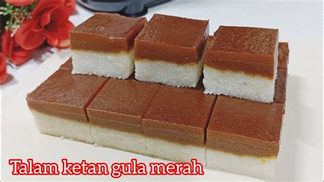 Resep Kue Talam Ketan Gula Merah Legit Dan Gurih Youtube