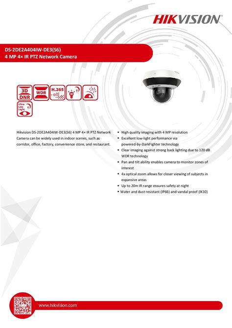 Hikvision Ds De A Iw De Oes Asia Solutions