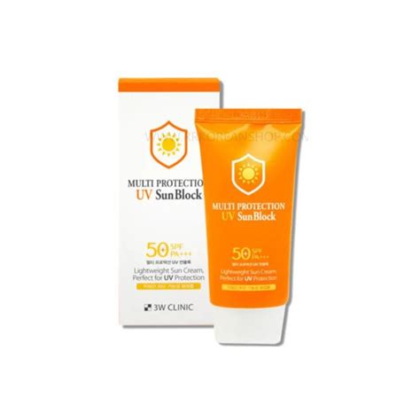3W Clinic Multi Protection Uv Sun Block Spf50 /Pa
