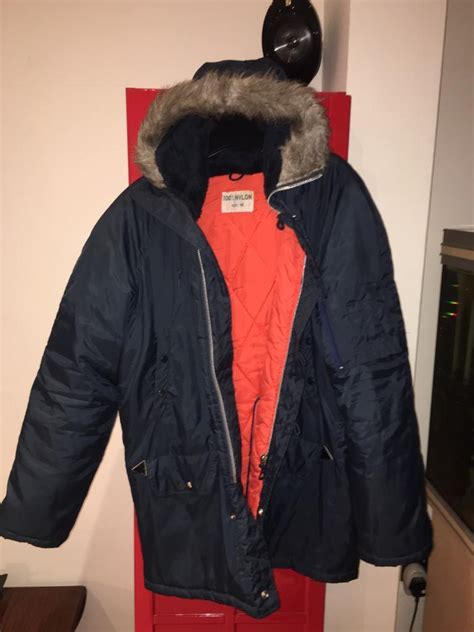 Vintage 1970’s Blue Retro Snorkel Mod Parka With Classic Orange Lining In Norwich Norfolk