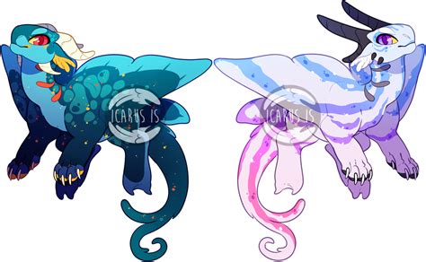 a pair of manta ray based dragon babies THESELL,,PROBABLY BE MY LAST DESIGNS/LAST DRAWINGS ...