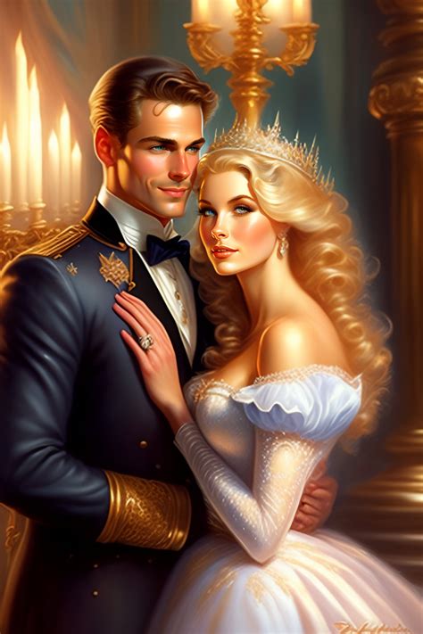 Lexica Beautiful Cinderella And Prince Charming Elegant Highly