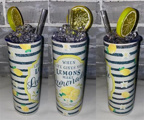 20 30oz When Life Gives You Lemons Make Lemonade With Etsy In 2022