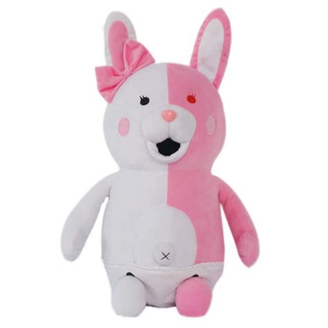 25cm kawaii rosa coelhos monokuma brinquedos de pelúcia recheado boneca