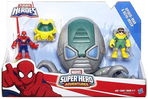 Marvel Playskool Heroes Super Hero Adventures Spider Man Octo Mech