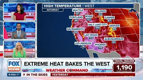 Extreme Heat Bakes The West Once Again Latest Weather Clips Fox Weather