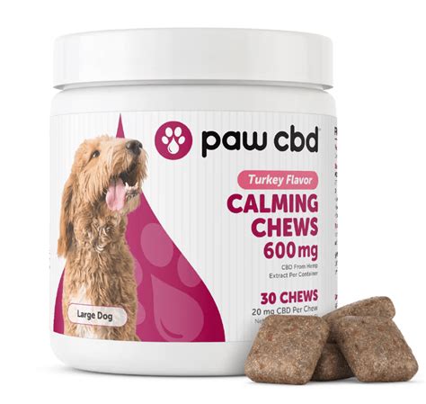 Cbdmd Cbd Pet Treats Turkey Canine Calming Chews 150mg 600mg