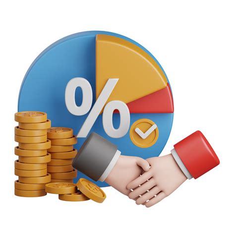 participação nos lucros de renderização 3D isolada útil para negócios