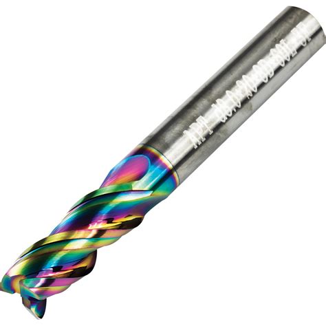 Mm Diameter U Groove Carbide End Mill For Aluminium Dlc Coated