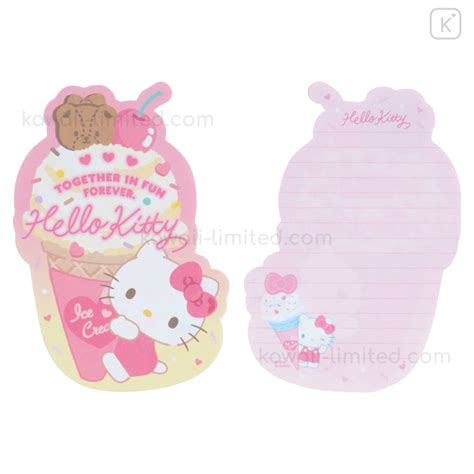 Japan Sanrio Original Letter Set Hello Kitty Ice Party Kawaii Limited