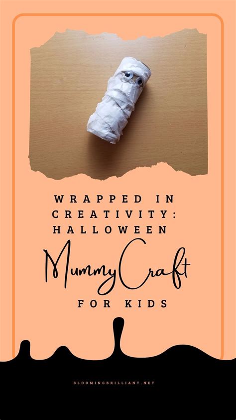 Crafting Spooky Memories: Halloween Mummy Craft for Kids - Blooming Brilliant