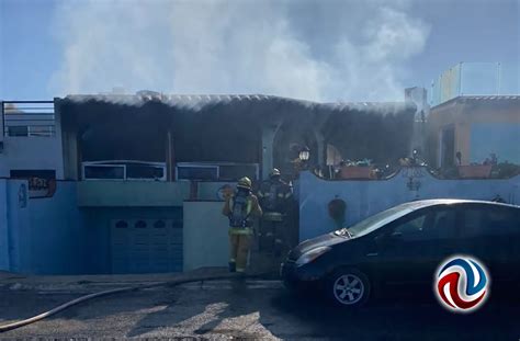 Suman Dos Víctimas Fatales En Incendios De Casas En Rosarito