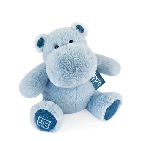 Peluche Hippopotame Bleu