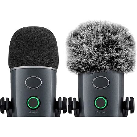 Ancable Lot Prot Ge Micro En Fourrure Pour Blue Yeti Nano Filtre