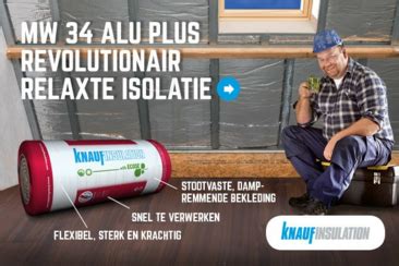 Knauf Minerale Wol MW 34 Alu Plus 3800x1200x160 Mm IB NL