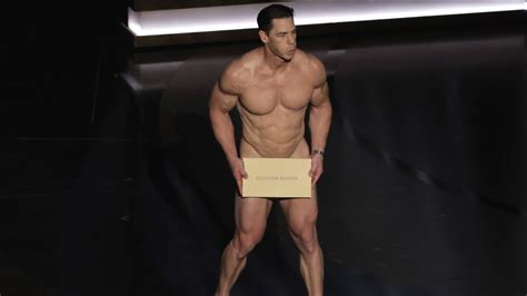 John Cena Presented Naked At The Academy Awards