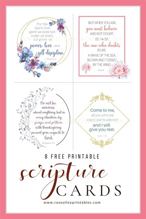 Printable Scripture Cards