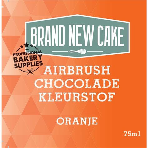 BrandNewCake Airbrush Choco Kleurstof Oranje 75ml