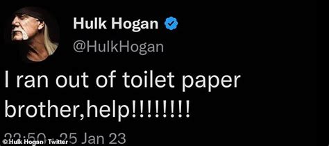 Hulk Hogan Sends Out Surprising Tweet Asking For Help After Running Out