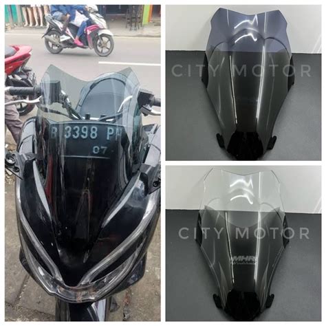 LOKAL Windshield VISOR CARBON MHR HONDA PCX 150 NEW Local HIGH QUALITY