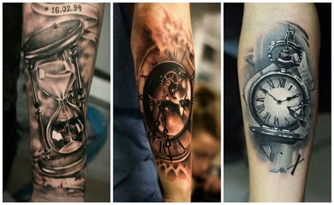 Tatuaje Brazo Realista Reloj Por Dragstrip Tattoos Off