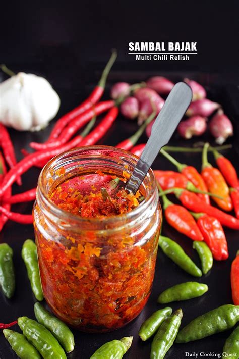 Sambal Bajak Multi Chili Relish Recipe Relish Recipes Sambal