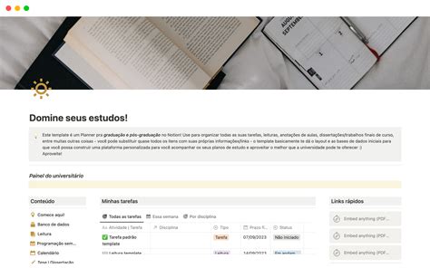 Domine Seus Estudos Notion Template